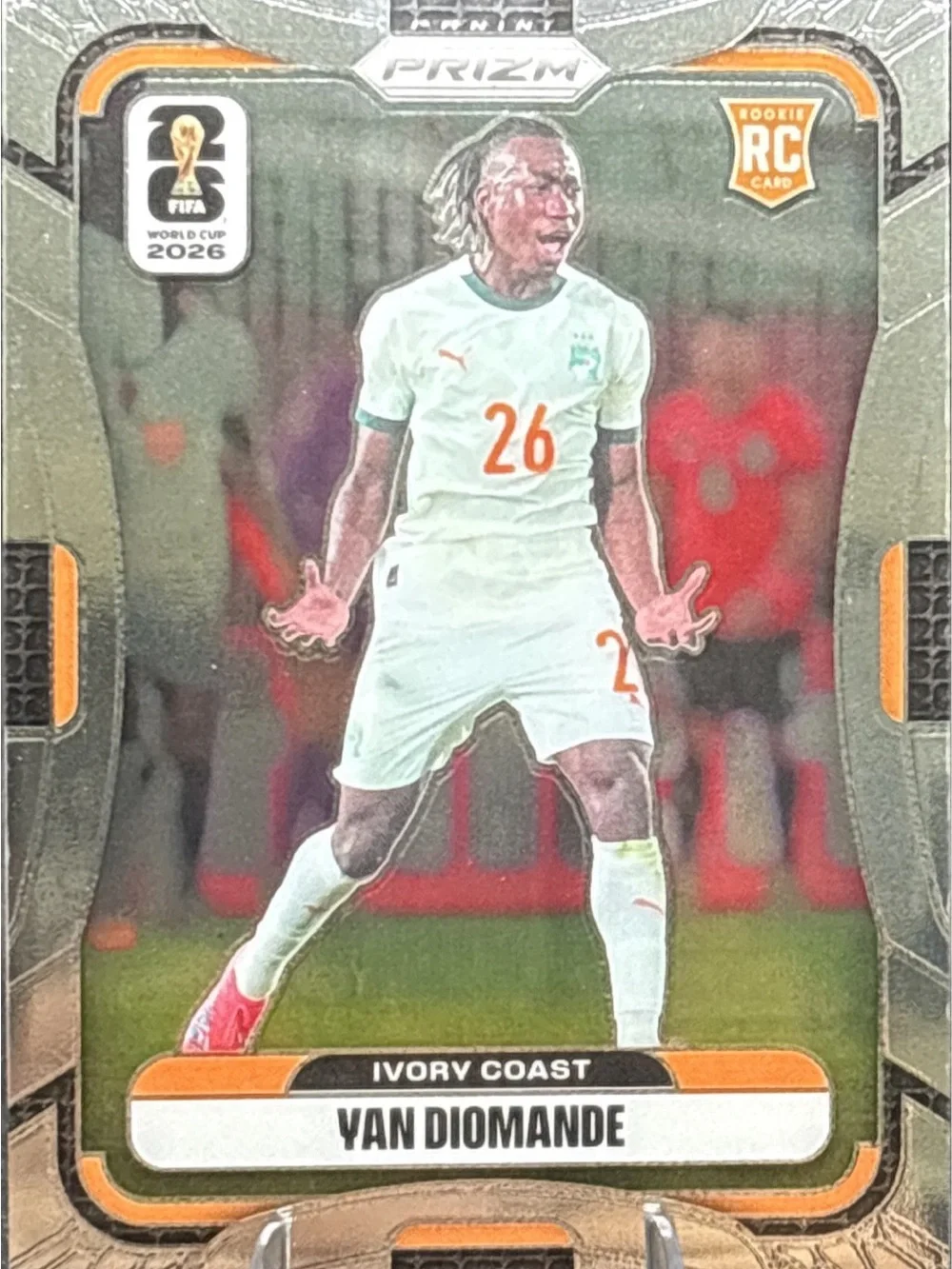 Panini Prizm Van Diomande Rookie Soccer Trading Card